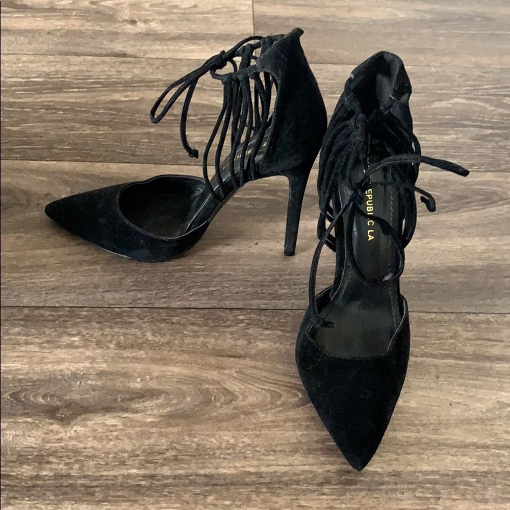 Black heels